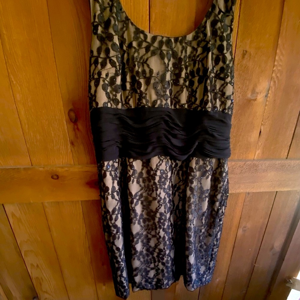 JS Boutique Black Lace Cocktail Dress